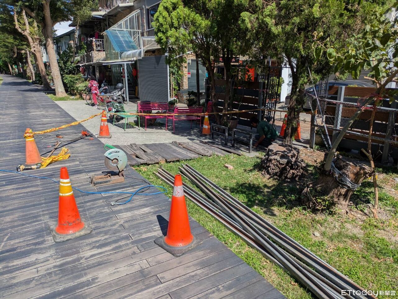 鐵馬道正氣北路至博愛路段進行設施修繕　今起封閉施工