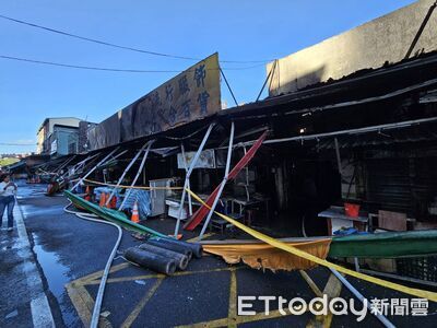 南門市場狂燒6小時!豬肉攤改賣薑母鴨又遇大火 損失慘況曝光