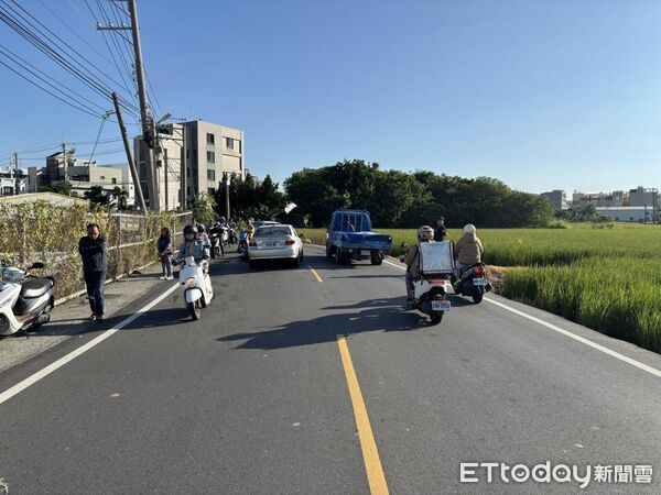 ▲▼彰化4車追撞             。（圖／記者唐詠絮翻攝）
