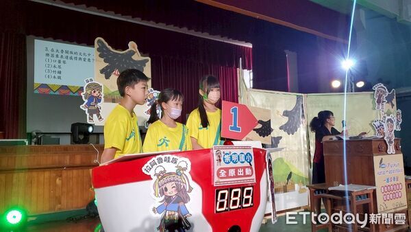 ▲台南市原住民族知識擂台賽於德高國小熱鬧登場，學生以智慧與熱情角逐榮耀。（記者林東良翻攝，下同）