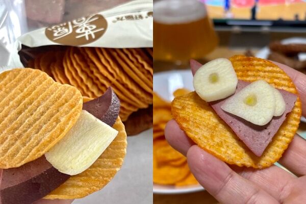 ▲▼DIY下酒菜「肝脆薯了蒜了」陸網爆紅。（圖／翻攝自小紅書）