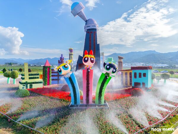 ▲「2025新社花海暨台中國際花毯節」11月8日起在新社區種苗改良繁殖場二苗圃登場。（圖／網友莫莉提供）