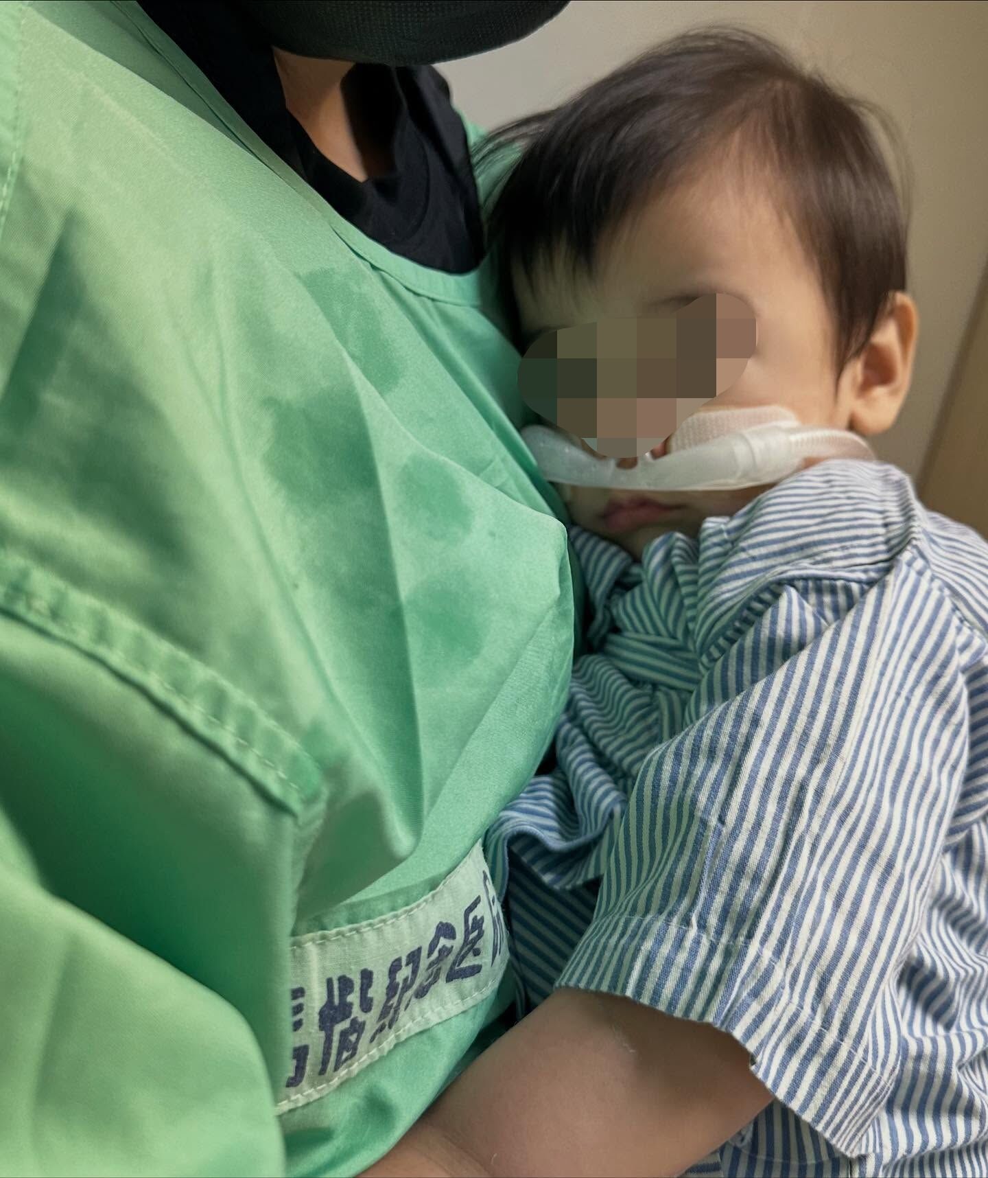 ▲▼陳熙鋒1歲兒「燒到40度痙攣」進ICU：不敢想沒住院後果。（圖／翻攝自Facebook／陳熙鋒 Sean）