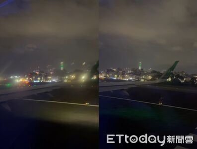 快訊／松山機場驚傳飛機爆胎！航班全卡延誤15分鐘