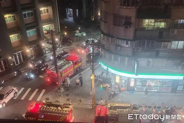 ▲▼內湖驚傳公寓火警。（圖／民眾提供）