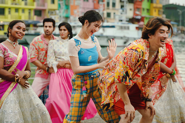 ▲《叫我驅魔男神》林哲熹、雷嘉汭組驅魔情侶檔「嚕湯CP」。（圖／光盛影業提供）