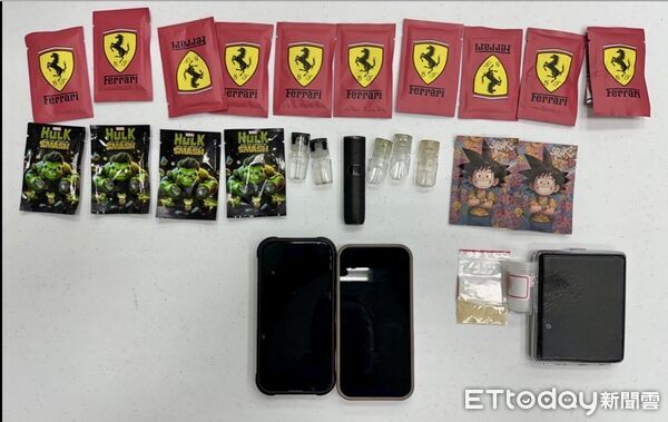 ▲台南市刑大執行「安居緝毒」專案，跨縣市查緝依託咪酯販毒集團。（記者林東良翻攝，下同）