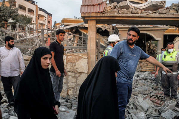 ▲▼以色列6日對黎巴嫩南部多座城鎮發動新一波空襲，宣稱是為了阻止真主黨（Hezbollah）重新武裝。（圖／達志影像／美聯社）