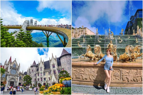 ▲▼峴港巴拿山一日遊攻略！佛手橋、法國村、地圖、穿著與自助餐完整懶人包。（圖／部落客珊莎提供）