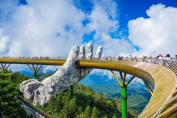 ▲▼峴港巴拿山一日遊攻略！佛手橋、法國村、地圖、穿著與自助餐完整懶人包。（圖／部落客珊莎提供）