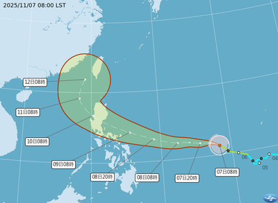 鳳凰颱風北轉3路徑「不排除通過台灣」　2地降雨劇烈