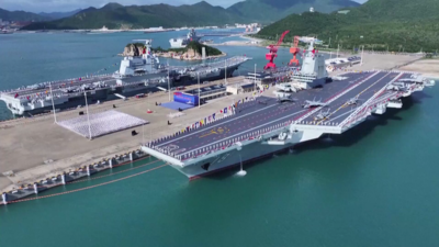 解放軍第三艘航母入列　陸軍事專家：可有效應對突發事件