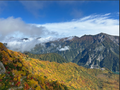 前往日本中部山岳地區
