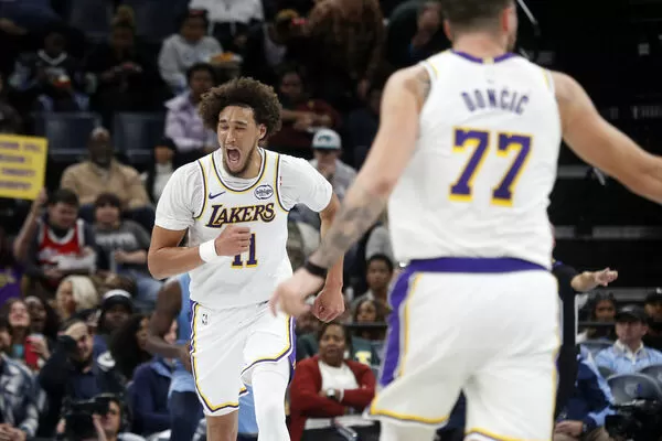 ▲▼湖人海斯。（圖／路透）