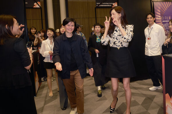 ▲林志玲7日久違公開露面，出席由文策院舉辦的「創意內容大會（TCCF）」，並首度以個人身分設獎。（圖／文策院提供）