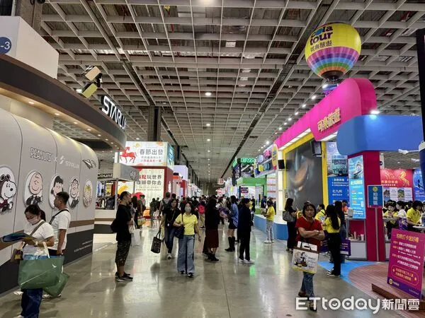 ▲2025ITF台北國際旅展今（7日）登場,ITF台北國際旅展,旅展。（圖／記者彭懷玉攝）