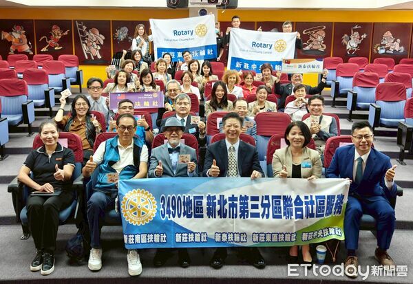 ▲新莊五扶輪社捐生理監視器 助基隆強化救護能量。（圖／記者郭世賢翻攝）