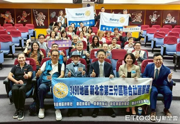 ▲新莊五扶輪社捐生理監視器 助基隆強化救護能量。（圖／記者郭世賢翻攝）