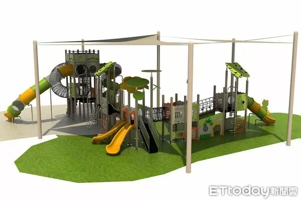 ▲▼   文化公園遊具修繕 11/7起暫停開放 。（圖／嘉義市政府提供）