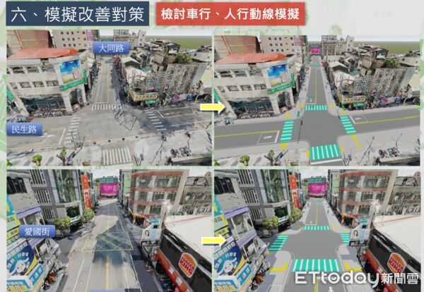 ▲斗六市公所推動大同路與成功路人本交通計畫，預計2026年動工，打造安全舒適的步行空間。（圖／記者游瓊華翻攝）