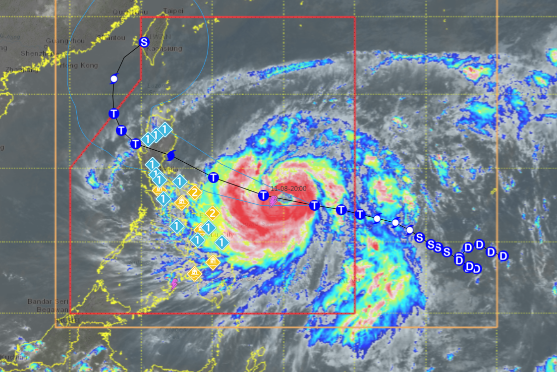 ▲▼菲律賓氣象局（PAGASA）鳳凰颱風預測路徑。（圖／翻攝自PAGASA）