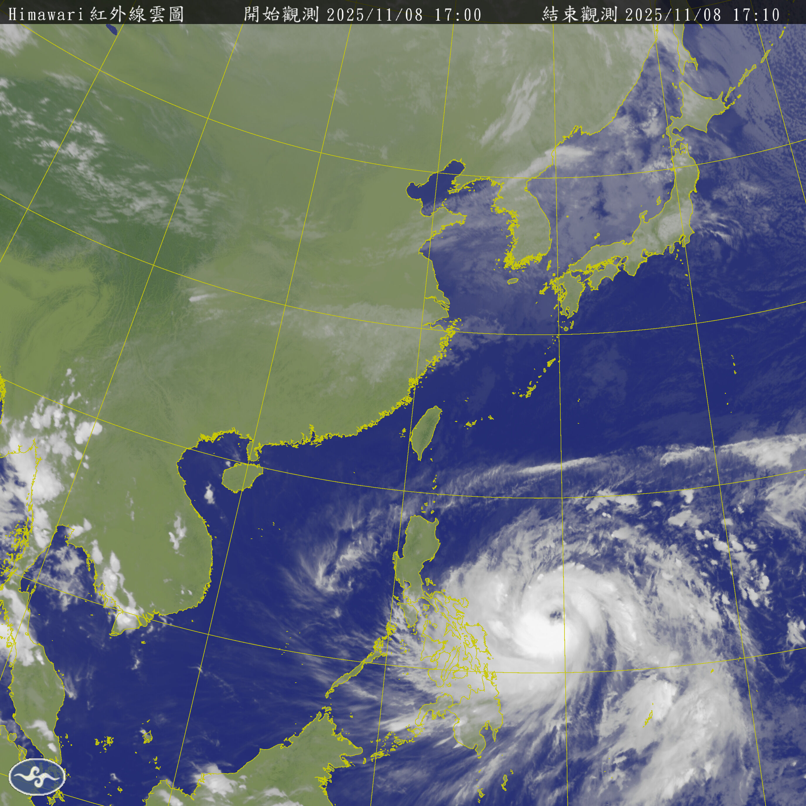 ▲▼鳳凰颱風 。（圖／氣象署提供）