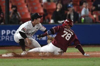 無人出局滿壘沒攻下!金鷲錯失致勝機會 與KT巫師1比1握手言和