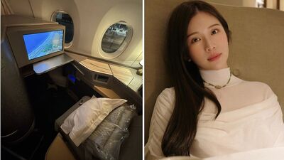 出國搭商務艙遭酸「大谷老婆還用iPhone13」！鄭家純神回覆被讚爆