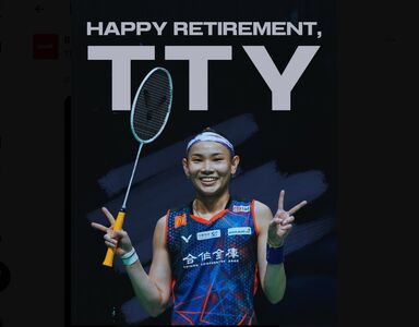 傳奇永遠閃耀!BWF致敬戴資穎配樂催淚 擁抱對手、幫撿球拍暖哭