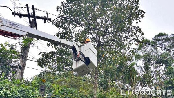 ▲台電基隆區處超前部署防颱整備。（圖／記者郭世賢翻攝）