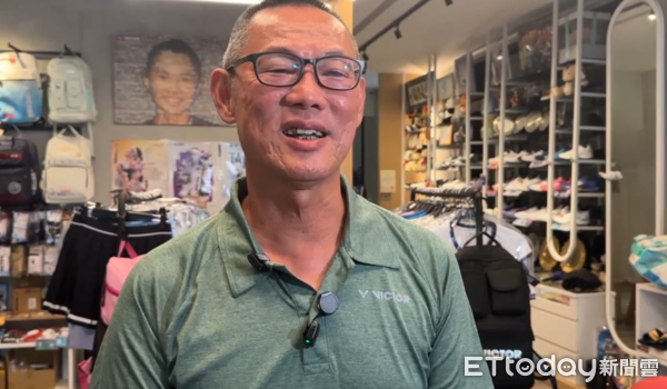 ▲▼             戴資穎宣布退役，父親戴楠凱受訪。（圖／記者吳奕靖翻攝，下同）