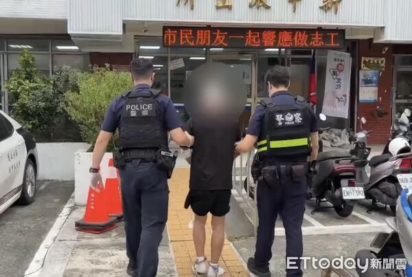 ▲▼湯姓男子偷機車代步3天，為躲警方追緝，騎車衝上國道1號逃逸，最後仍被警方逮捕到案。（圖／記者吳世龍翻攝）