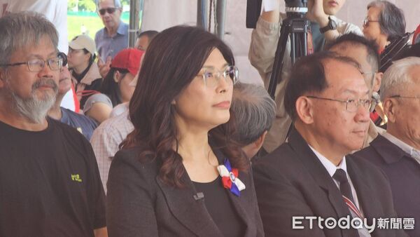 ▲▼國民黨主席鄭麗文8日下午出席台灣地區政治受難人互助會舉辦的2025年「五○年代白色恐怖秋祭追思慰靈大會」。（圖／記者呂佳賢攝）