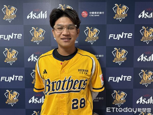 ▲中信兄弟張仁瑋。（圖／記者楊舒帆攝）