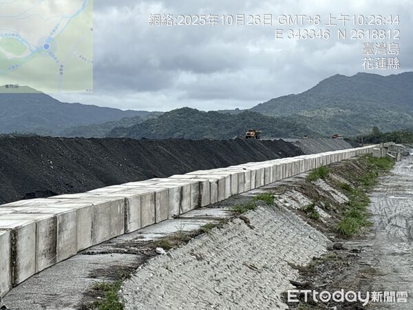 ▲自樺加沙颱風後第九河川分署累計完成疏濬190萬方，務求在豪雨來臨前完成階段性疏濬作業，增加馬太鞍溪通洪能力。（圖／第九河川分署提供，下同）