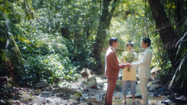 ▲《就算一個人也可以好好的吃飯2》初孟軒（右）和徐鈞浩在甜蜜過後還是必須面臨現實。（圖／公視+提供）