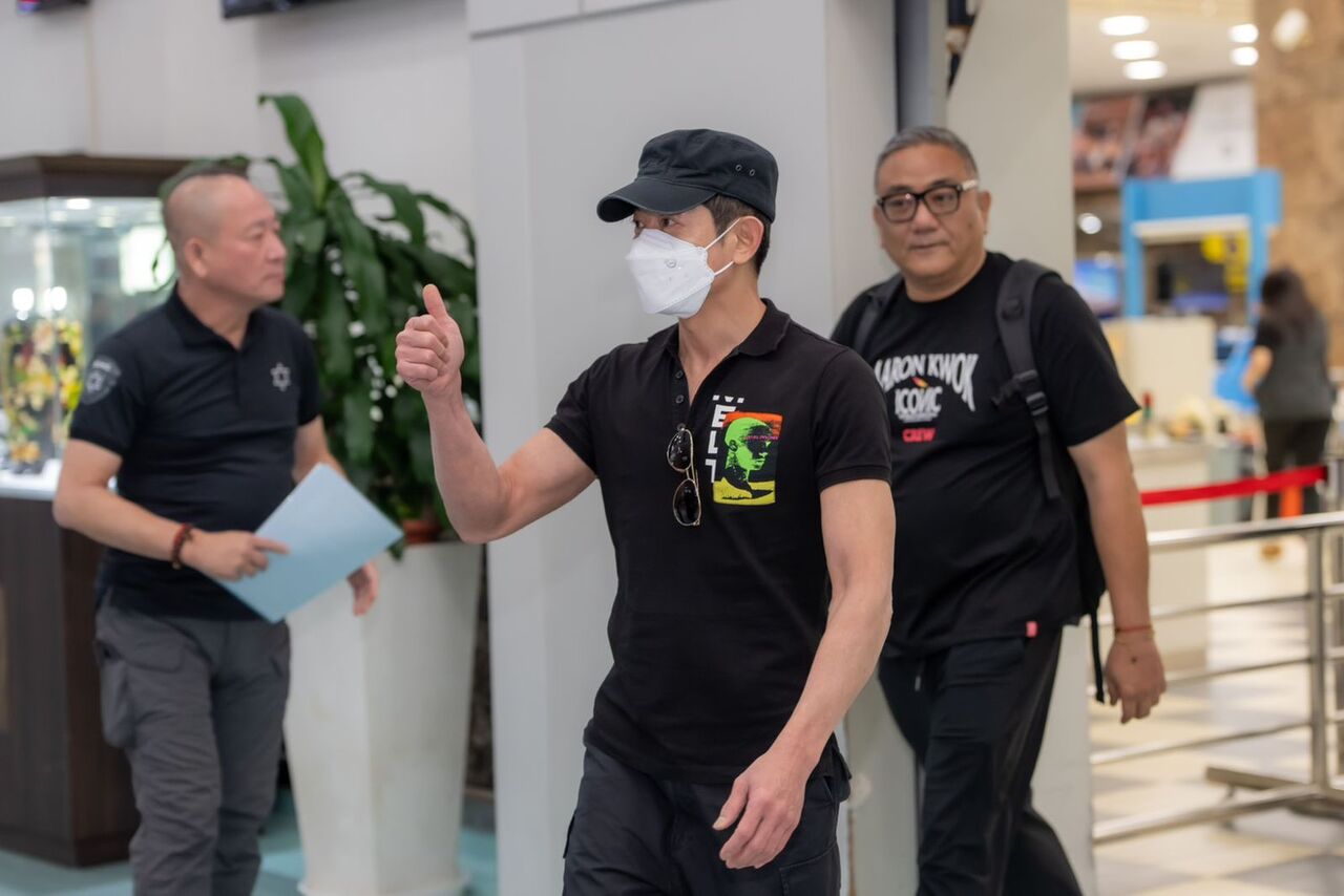 ▲▼郭富城昨抵達小港機場。（圖／iMe TW提供）