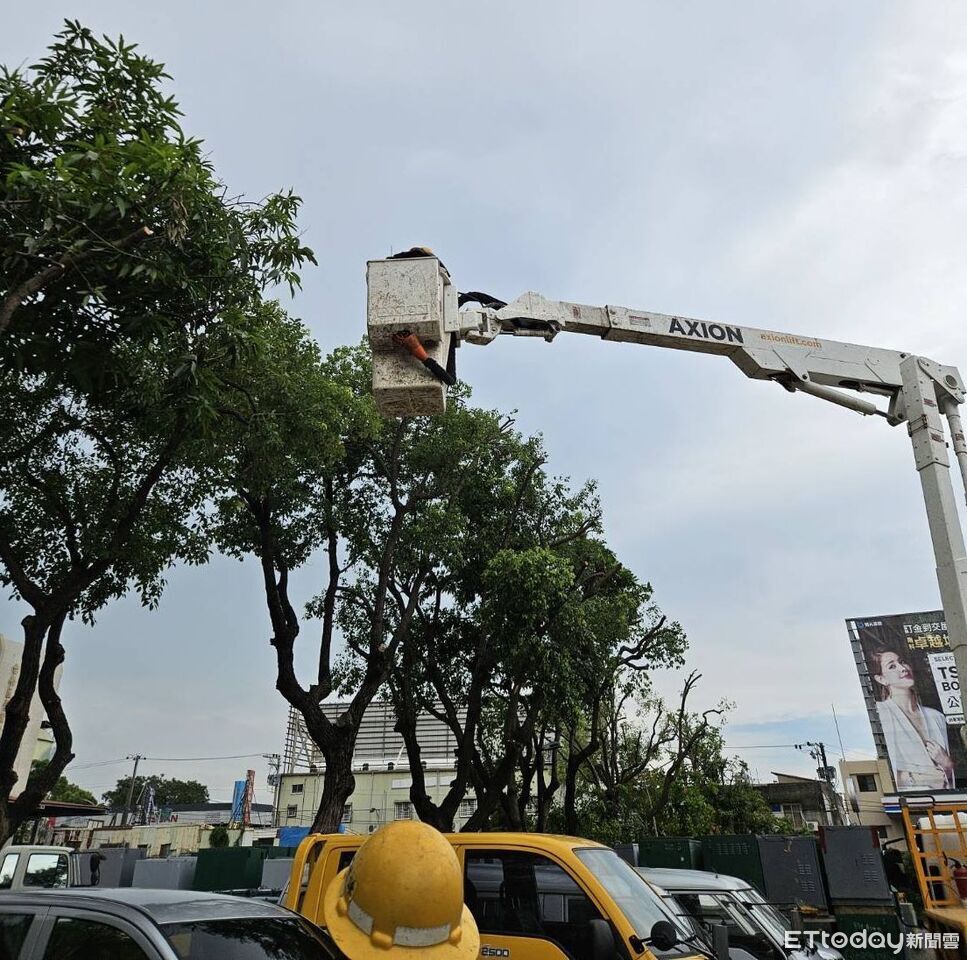 鳳凰颱風逼近!台電台南區處超前部署 變電所架防水閘門沙包到位