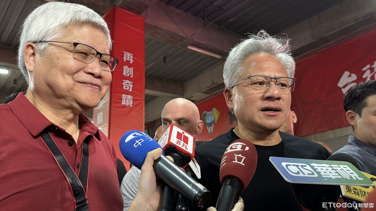 張忠謀身體不適未出席運動會 黃仁勳:「會和他聯絡」