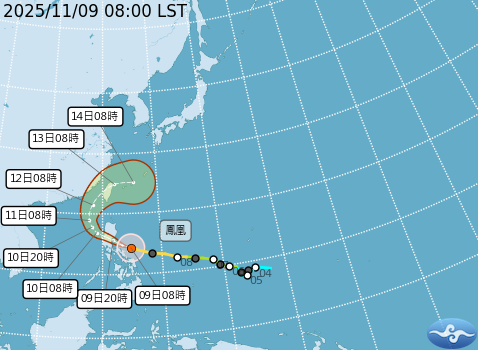 ▲▼鳳凰颱風。（圖／氣象署提供）