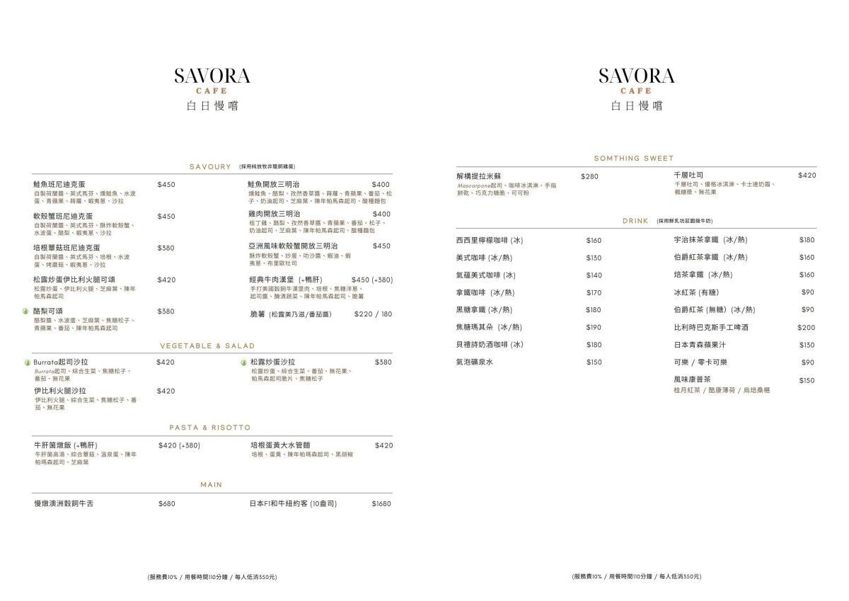 ▲▼台北信義安和站「SAVORA Caf&eacute;白日慢嚐」早午餐，原米其林推薦JE Kitchen餐酒館。（圖／部落客水晶提供）