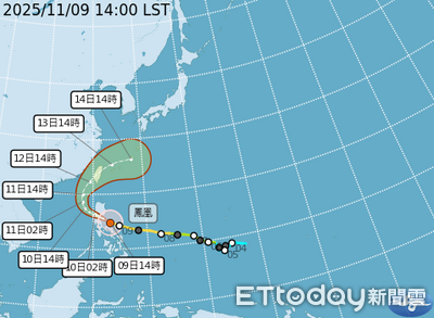 鳳凰已達強度巔峰「升級強颱機率低」　最快明天下午發海警
