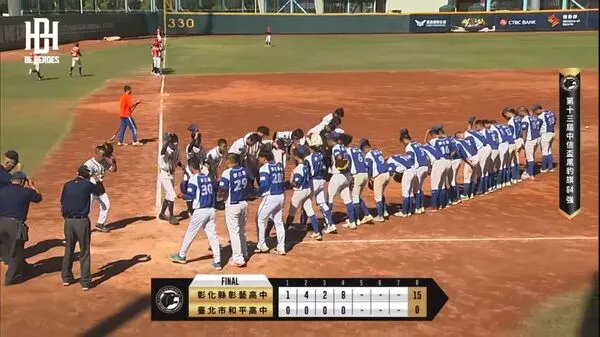 ▲黑豹旗／彰藝猛轟15分提前收工　4局扣倒和平挺進32強。（圖／翻攝自YouTube／BE HEROES）