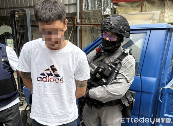 ▲▼高雄男拒檢狂飆撞警車！警開6槍制止仍逃逸　台南永康落網 。（圖／記者賴文萱翻攝）