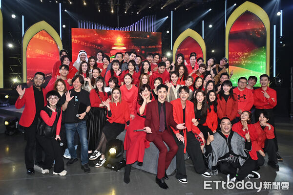 ▲▼宋逸民、陳維齡、張文綺、小薰、林道遠、吳東諺、白家綺進棚錄製 《聖誕音樂慶典》。（圖／記者李毓康攝）