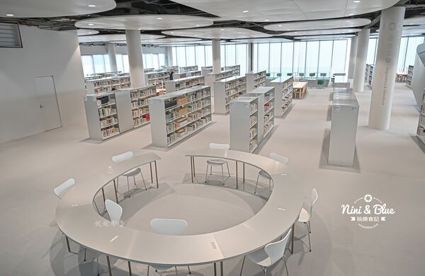 ▲▼「台中綠美圖」台灣首座結合美術館與市立圖書館的複合式文化場館。（圖／部落客NINI AND BLUE提供）