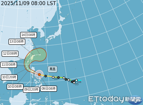 氣象署估明午後發布海警 明後天北東慎防共伴效應