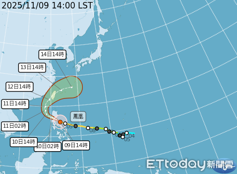 鳳凰已達強度巔峰「升級強颱機率低」 最快明天下午發海警