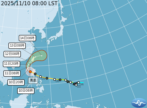 ▲▼鳳凰颱風。（圖／氣象署提供）