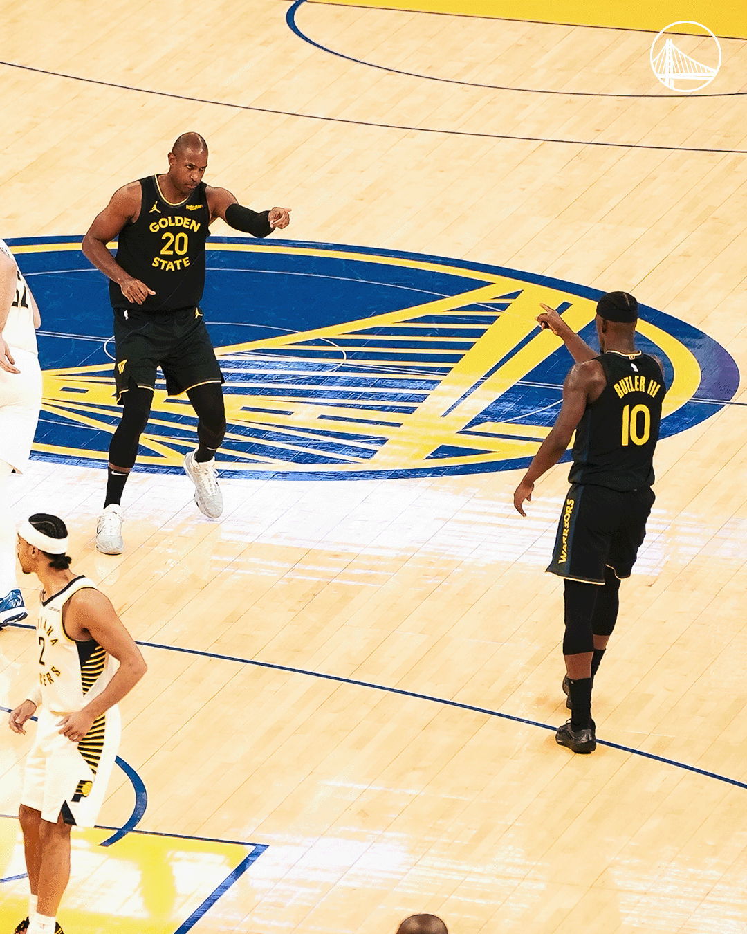 ▲▼勇士巴特勒、霍佛德。（圖／翻攝自X）